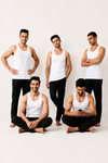 Comfyo Men's Premium Cotton Vest – White – Pack of 5