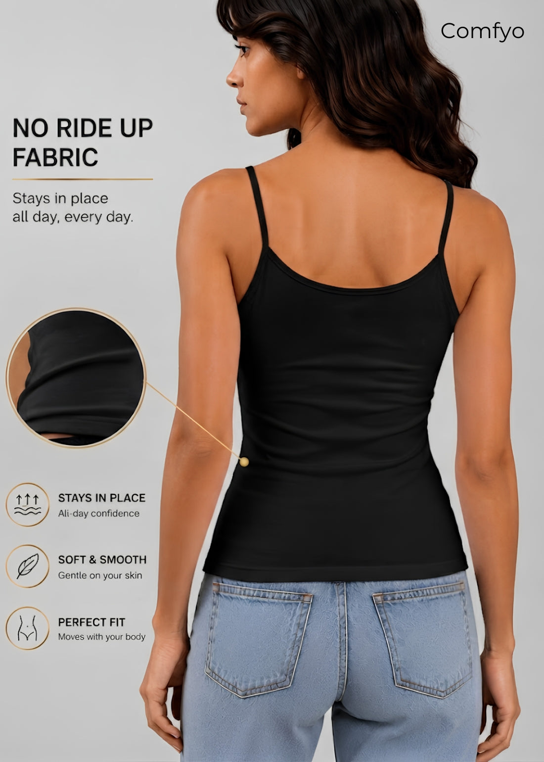 COMFYO Premium Camisole – Pack of 4