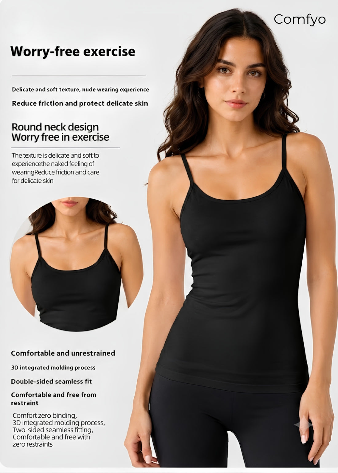 COMFYO Premium Camisole – Pack of 4