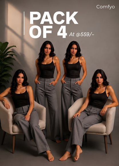 COMFYO Premium Camisole – Pack of 4
